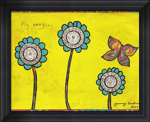 Framed Fly Away Print