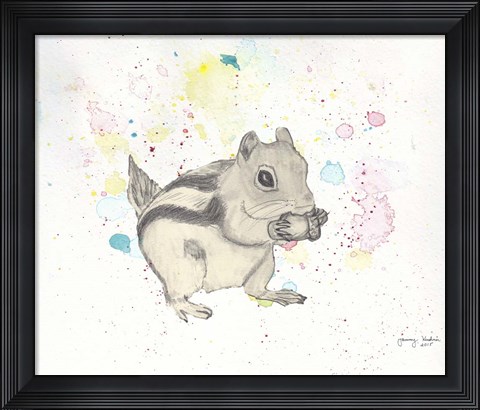 Framed Chipmunk Print