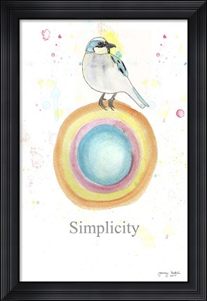 Framed Simplicity 2 Print