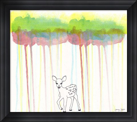 Framed Trees Print