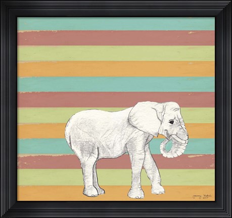 Framed Elephant Print