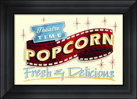 Framed Popcorn Freshf Print
