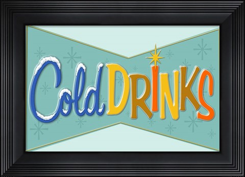 Framed Cold Drinks Print