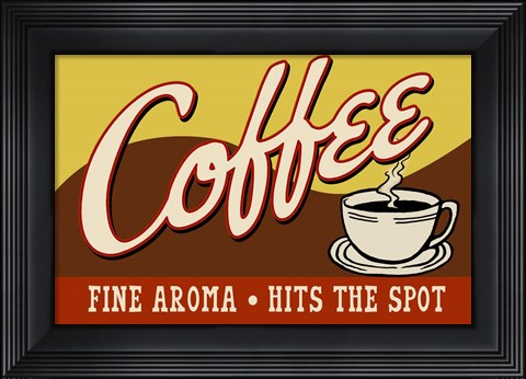 Framed Coffee Fine Aroma Print