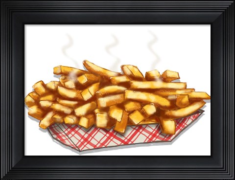Framed Fries Print