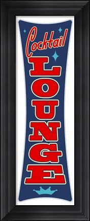 Framed Lounge Bowtie Print