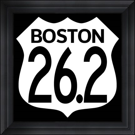 Framed Boston Marathon Print