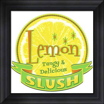 Framed Lemon Slush Print