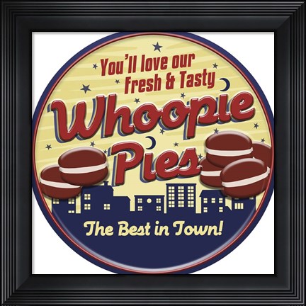 Framed Whoopie Pies - Best In Town Print