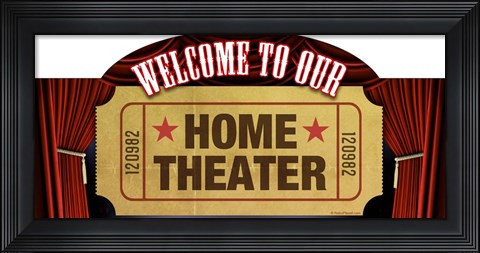 Framed Home Theater Marquee Print