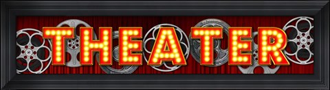 Framed Theater Marquee Print