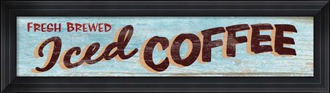 Framed Iced Coffee 1 Print