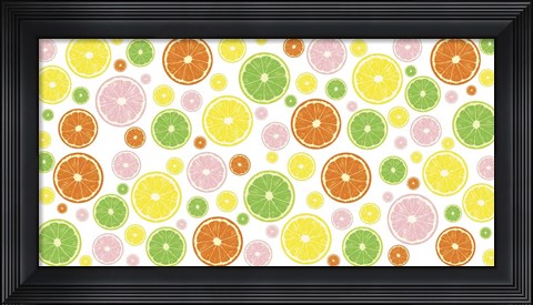 Framed Fruit Slices Print