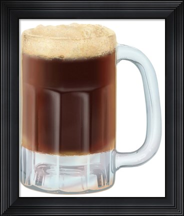 Framed Root Beer Mug Print