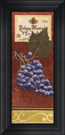 Framed Grapes 1 Print