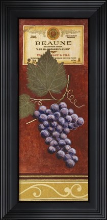 Framed Grapes 2 Print