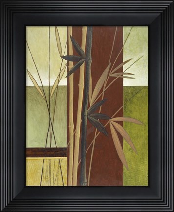 Framed Bamboo Study I Print