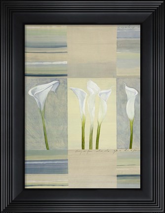Framed Calla Lily Dance II Print