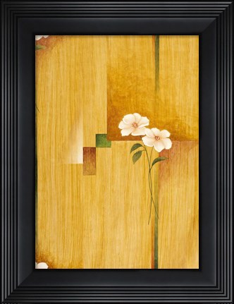 Framed White Bloom 1 Print
