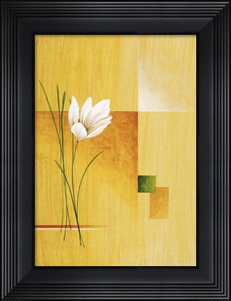 Framed White Bloom 2 Print