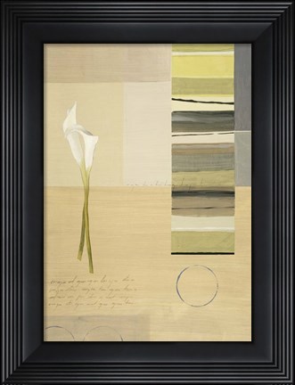 Framed Calla Lily Dance III Print