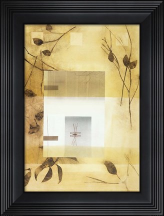 Framed Golden Times II Print