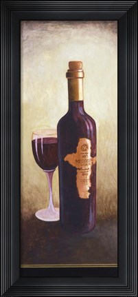 Framed Red Wine 1 Print