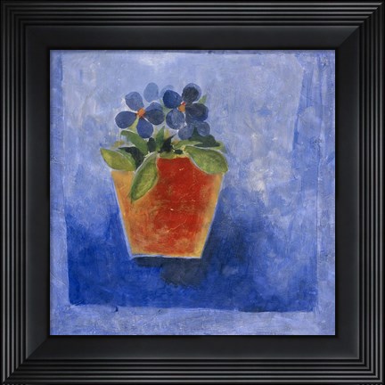 Framed Flower Pot  1 Print