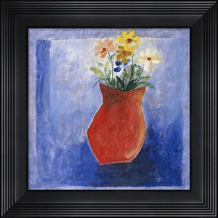 Framed Flower Pot  2 Print