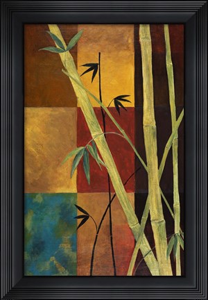 Framed Bamboo Abstract 2 Print