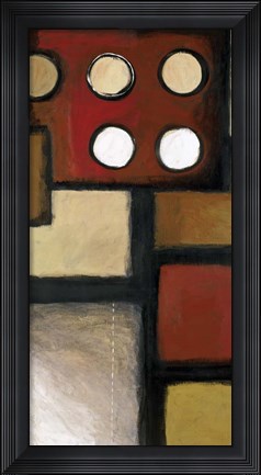 Framed Retro in Red I Print