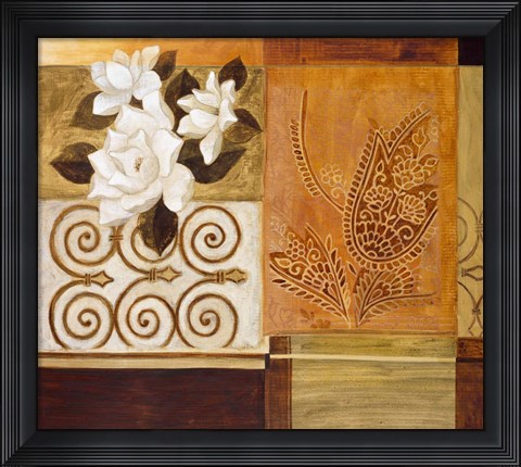 Framed Gardenia 2 Print