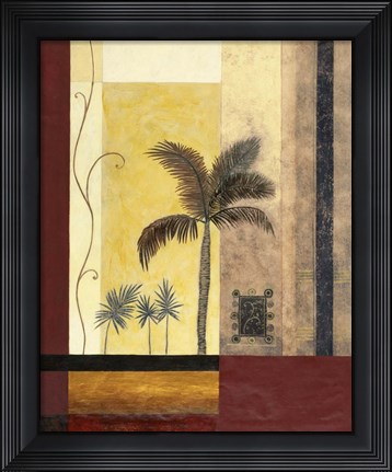 Framed Exotic Palm I Print