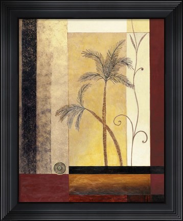 Framed Exotic Palm II Print