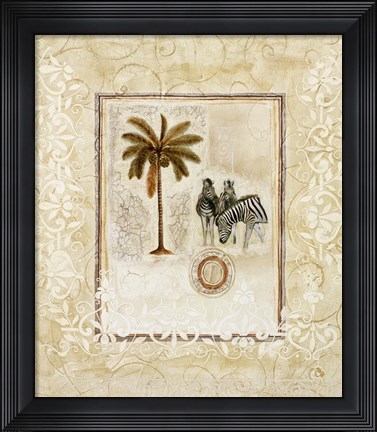 Framed Safari I Print