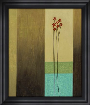 Framed Aqua I Print