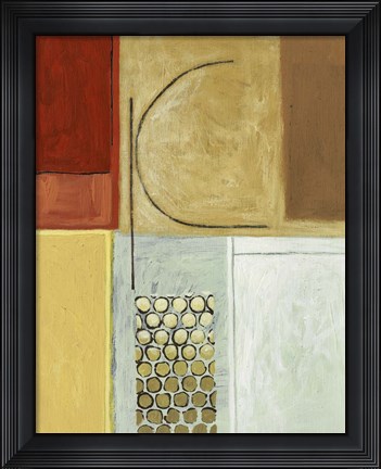 Framed Earth Tone II Print