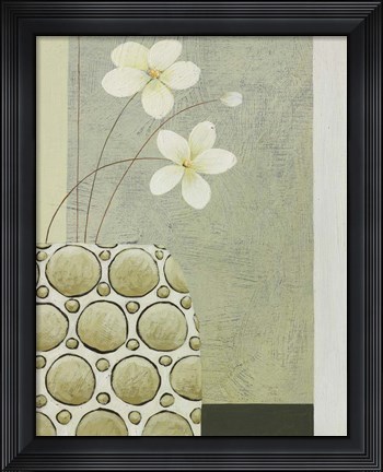 Framed Pebble Pot II Print
