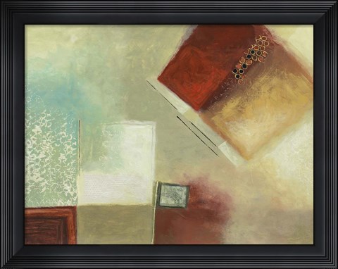 Framed Fire on Ice II Print