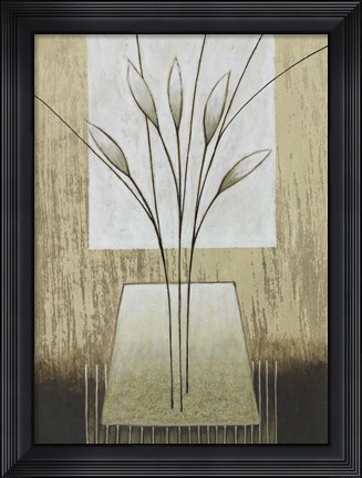 Framed Taupe II Print