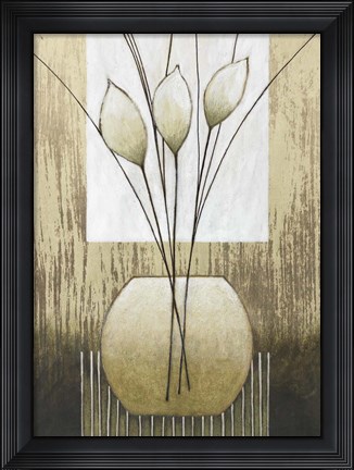 Framed Taupe I Print