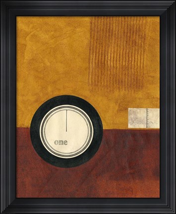 Framed One Vertical Print