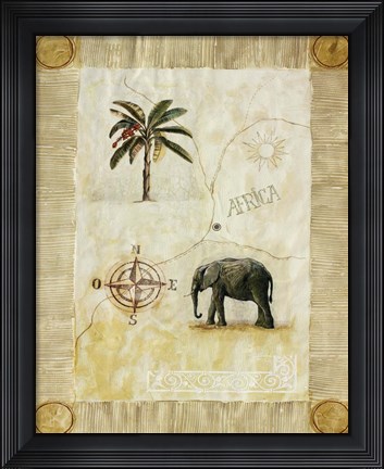 Framed Safari IV Print