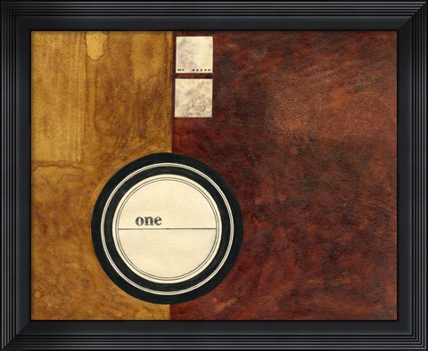 Framed One Horizontal Print