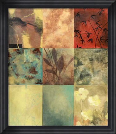 Framed Patchwork 1 Print