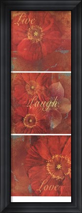 Framed Poppy Thoughts Print