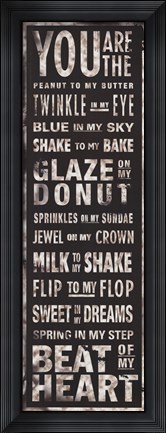 Framed Transit You Complete Me Print