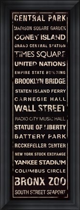 Framed Transit NYC I Print