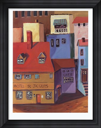 Framed Hotel St. Jacques Print