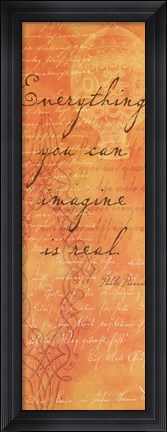 Framed Everything is Real Print